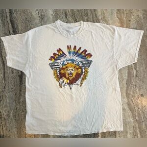 Van Halen 1982 Live Concert T-Shirt Graphic Band Tee 2xl